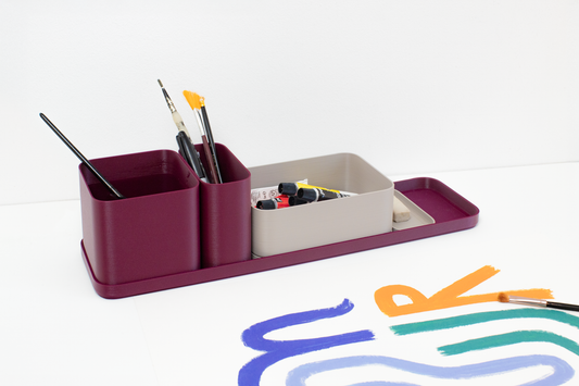 Custom Craft Organiser - Art Set for Drawing, Painting, Caligraphy - 3D Printed, Sustainable