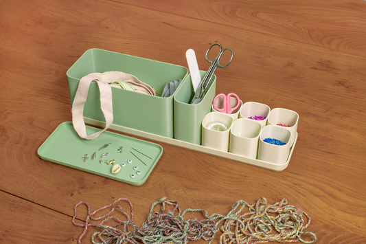 Custom Craft Organiser - Sewing Set for Fashion, Beads, Knitting, Crochet - 3D Printed, Sustainable