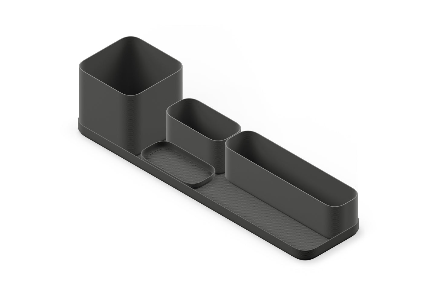 Custom Home Office Organiser - Tidy Set for Stationary, Notes, Plants, Cables - 3D Printed, Sustainable